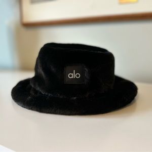 Alo Faux Fur Bucket Hat